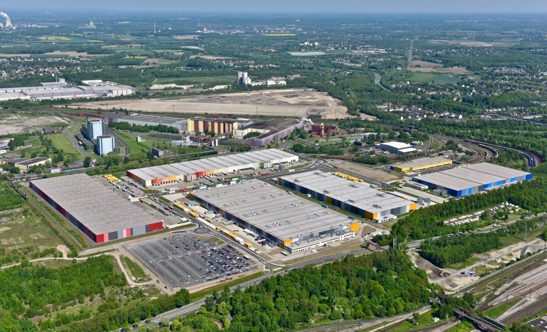 Modernes Logistikzentrum: Westfalenhütte in Dortmund.